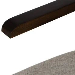Sillón Taupe de Metal y Tejido con Patas Negras 613473