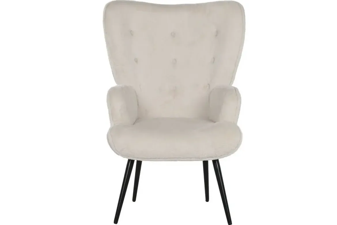 Sillón y Butaca en Terciopelo con Estructura Metálica MB-217772