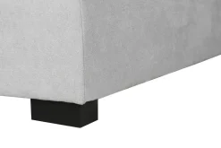 Sofá Cama Chaiselongue en Poliéster Gris con Estructura de Madera MB-211718