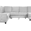 Sofá Cama Chaiselongue en Poliéster con Arcón MB-219483