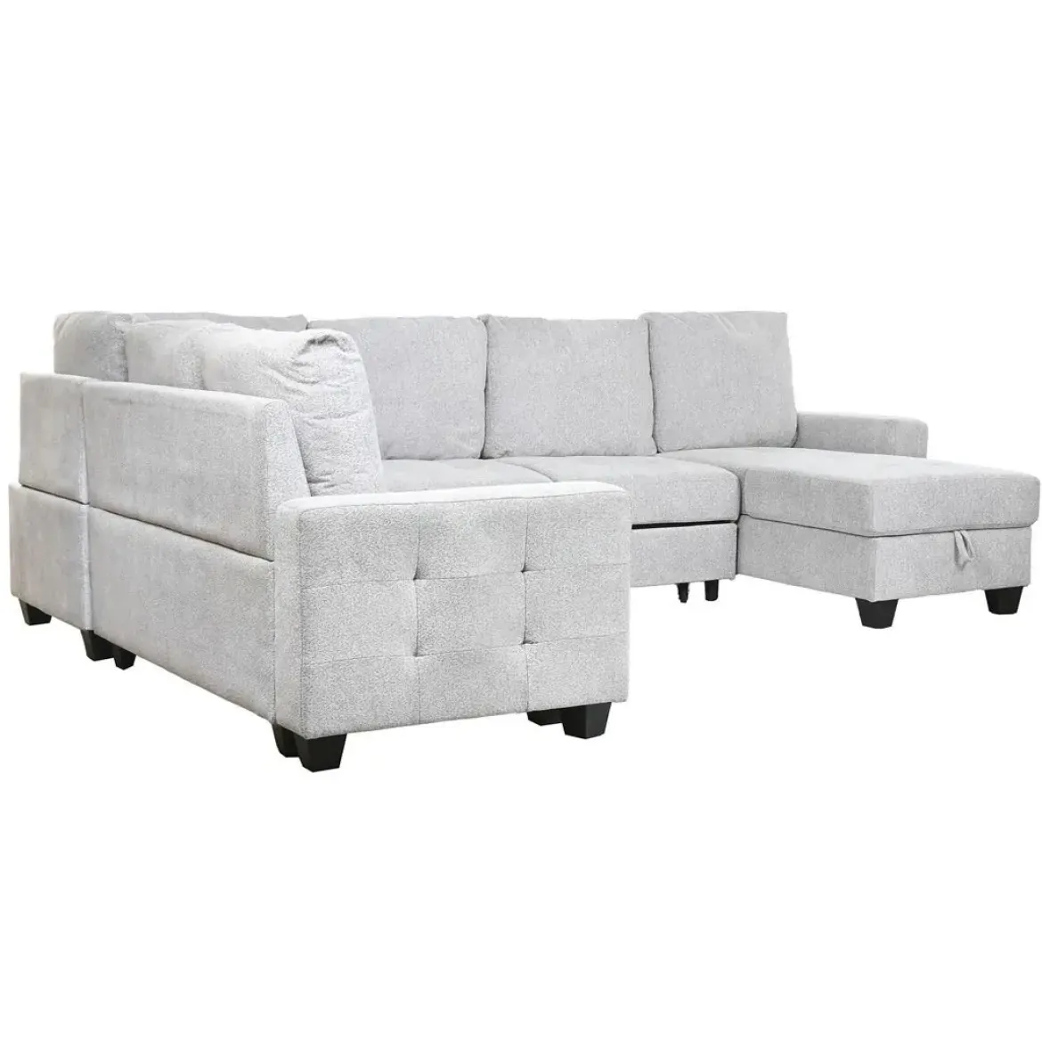 Sofá Cama Chaiselongue en Poliéster con Arcón MB-219483