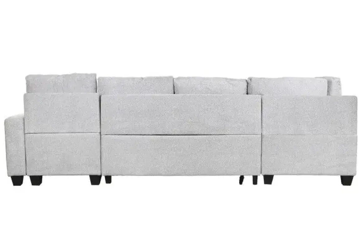 Sofá Cama Chaiselongue en Poliéster con Arcón MB-219483