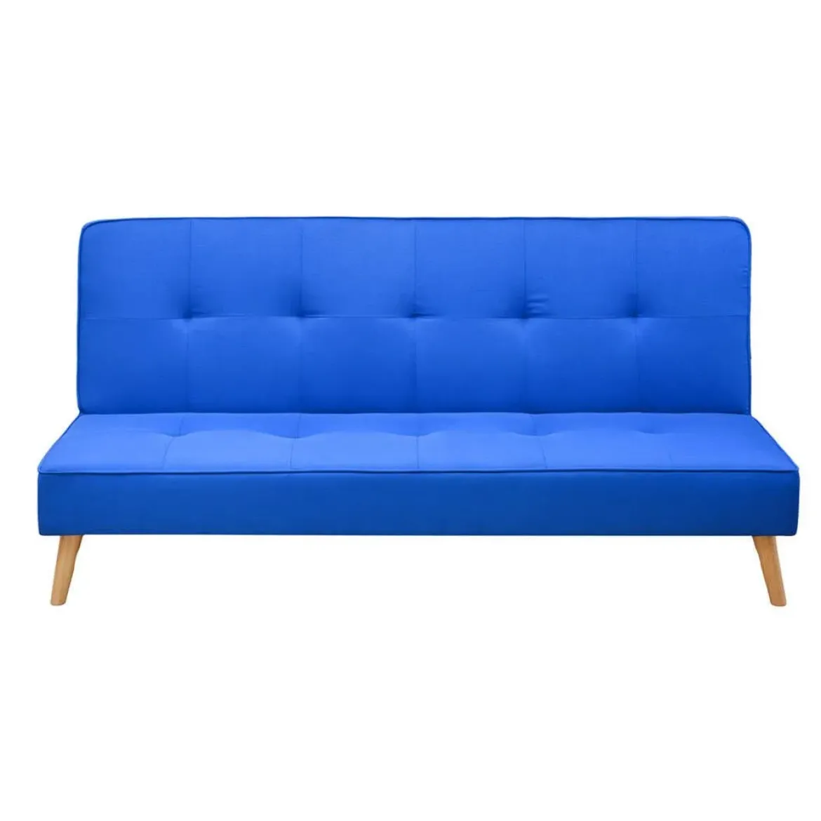 Sofá Cama Clic Clac con Patas de Madera Tapizado UNAI