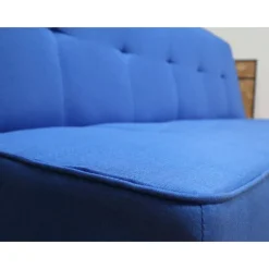 Sofá Cama Clic Clac con Patas de Madera Tapizado UNAI