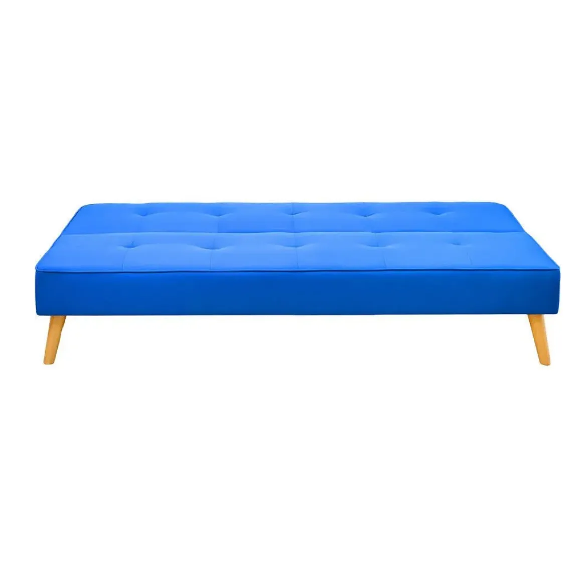 Sofá Cama Clic Clac con Patas de Madera Tapizado UNAI