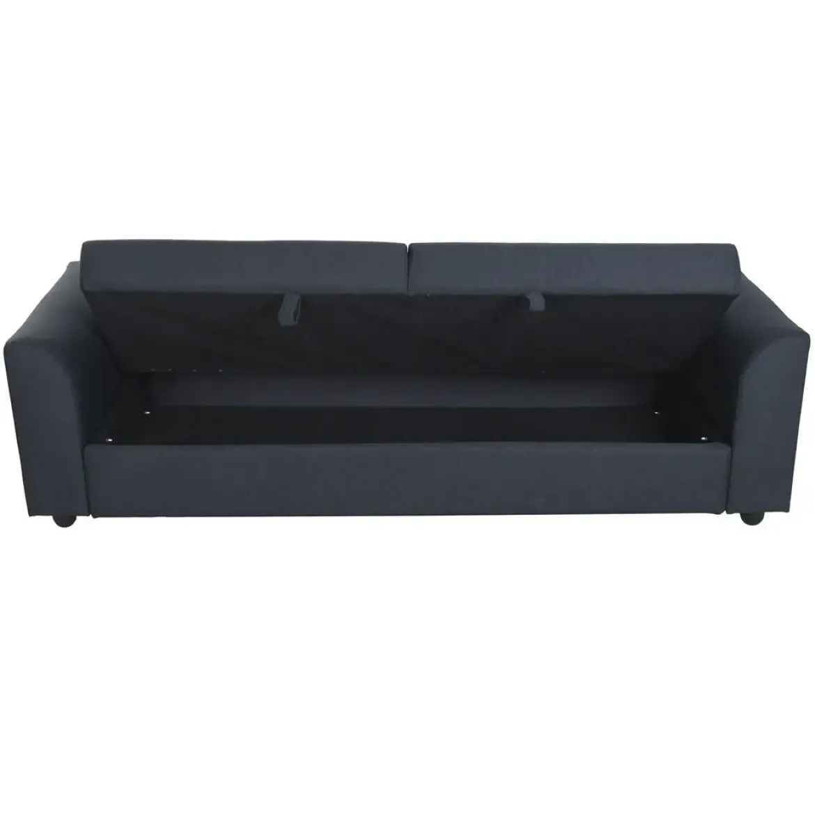 Sofá Cama Convertible Tapizado en Poliéster Azul MB-228439