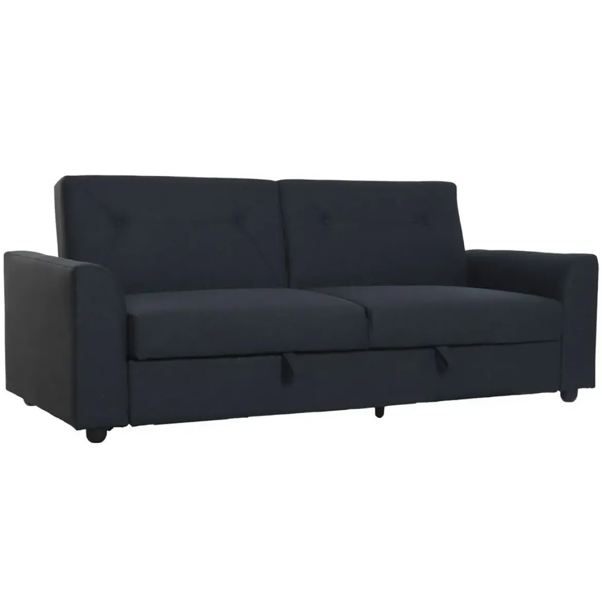 Sofá Cama Convertible Tapizado en Poliéster Azul MB-228439