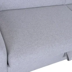 Sofá Cama Convertible Tapizado en Poliéster Gris MB-228440