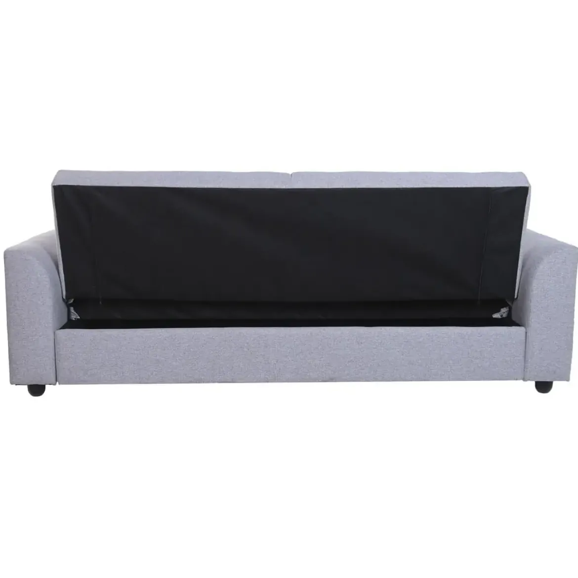 Sofá Cama Convertible Tapizado en Poliéster Gris MB-228440