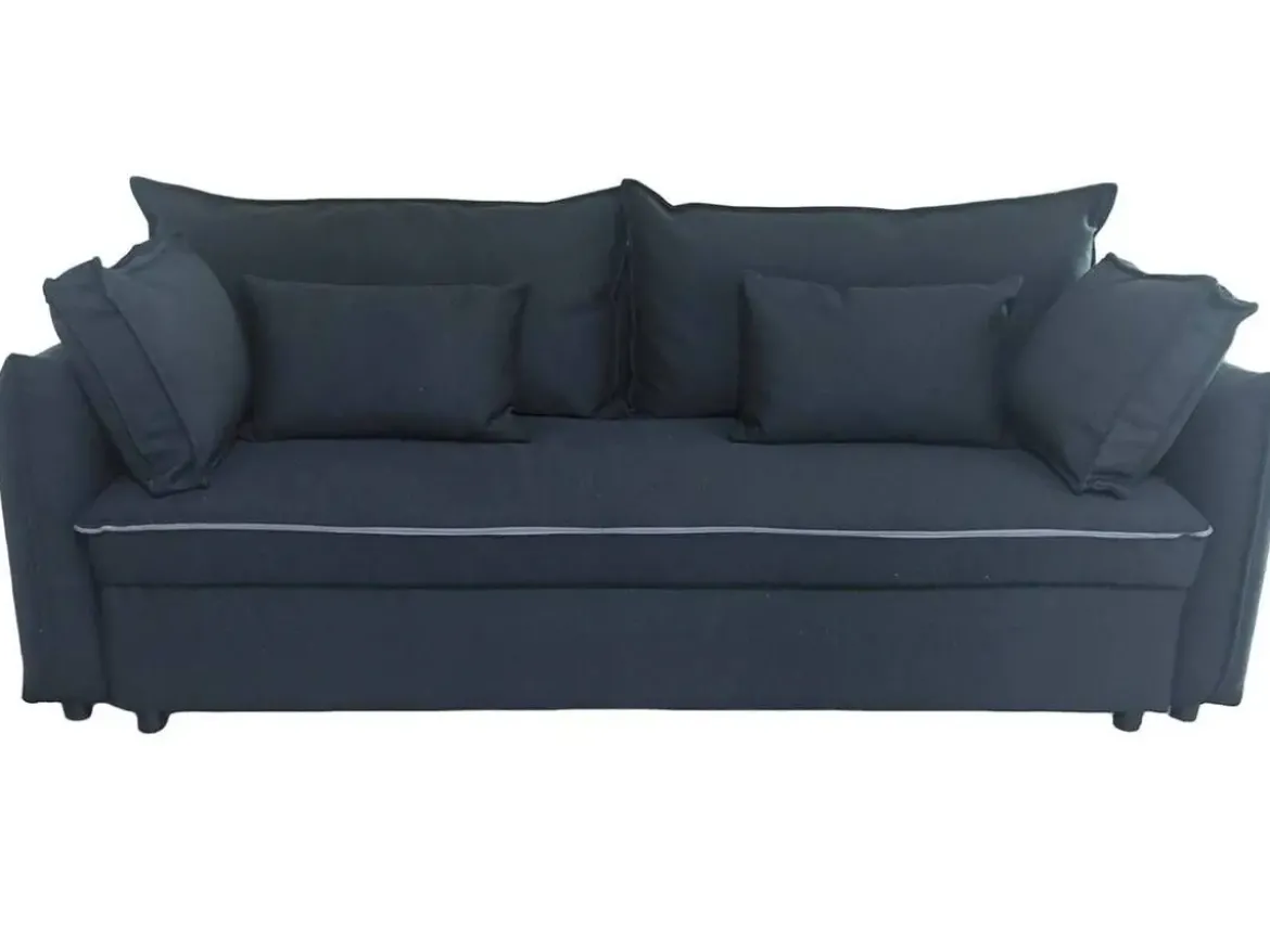 Sofá Cama Convertible Tapizado en Poliéster Estructura de Madera MB-228437