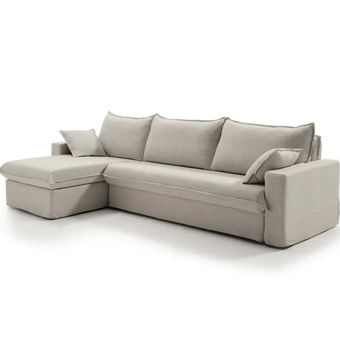 Sofá Cama Italiano con Chaise Longue Izquierda NADIR