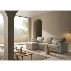 Sofá Cama Italiano con Chaise Longue Izquierda NADIR
