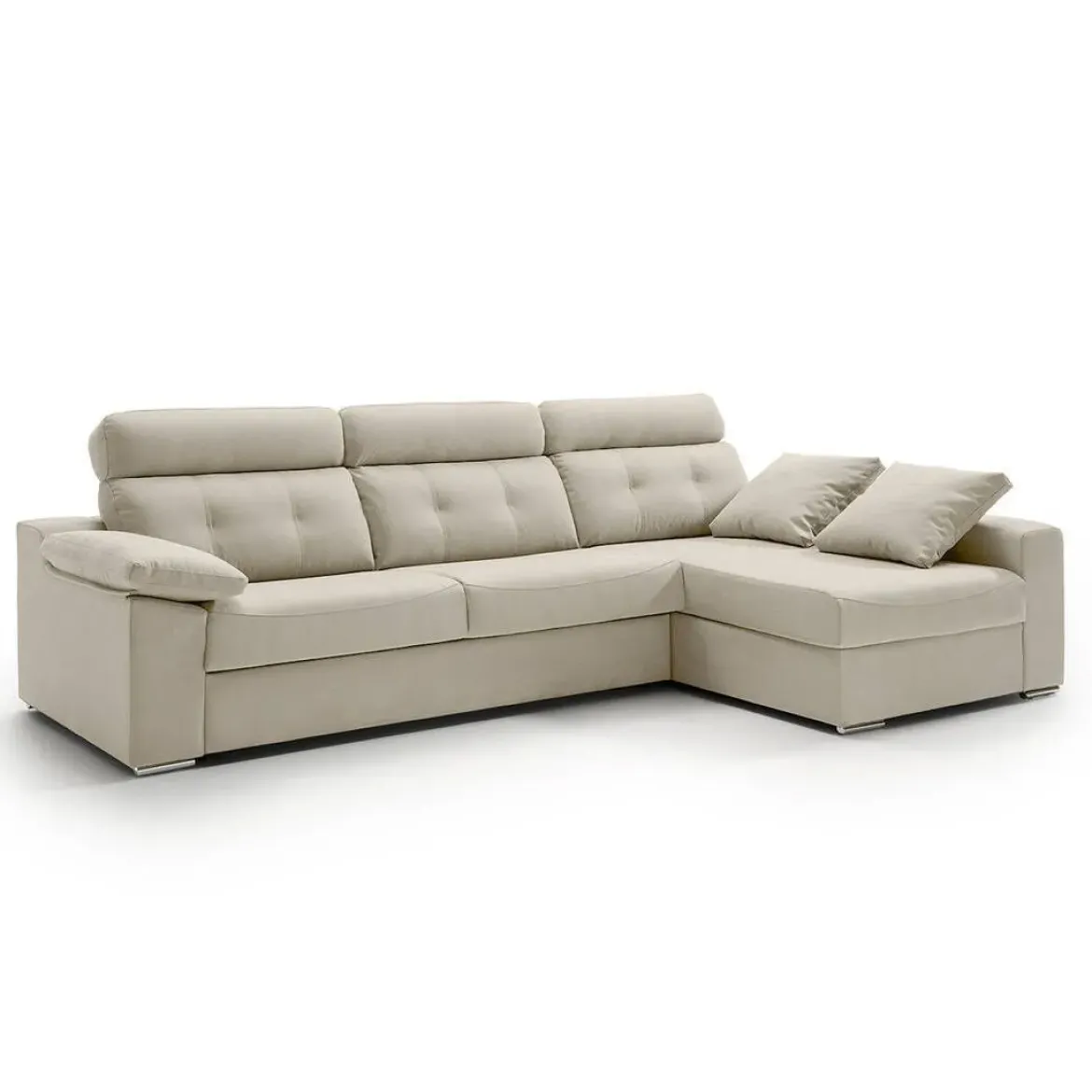 Sofá Cama Italiano con Chaise Longue Derecha NEREA