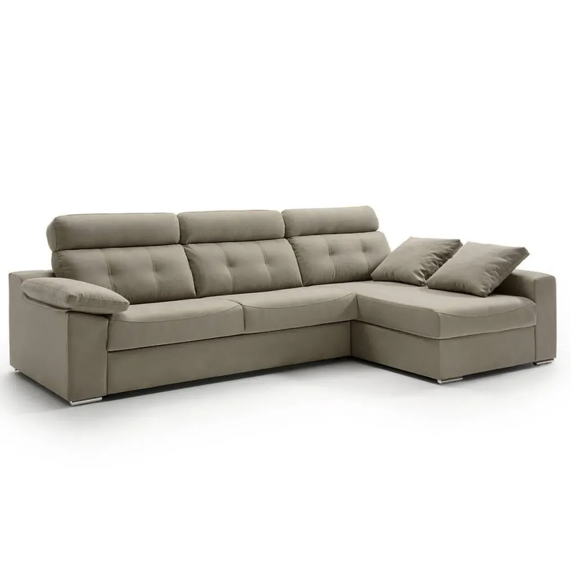 Sofá Cama Italiano con Chaise Longue Derecha NEREA