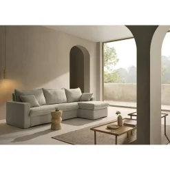 Sofá Cama Italiano con Chaise Longue Derecha NADIR