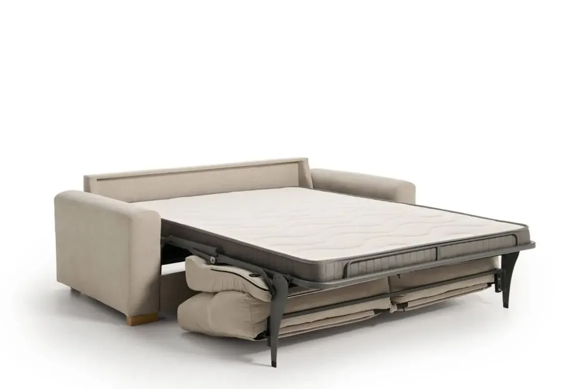 Sofá Cama Italiano Tapizado en Tela NANTES