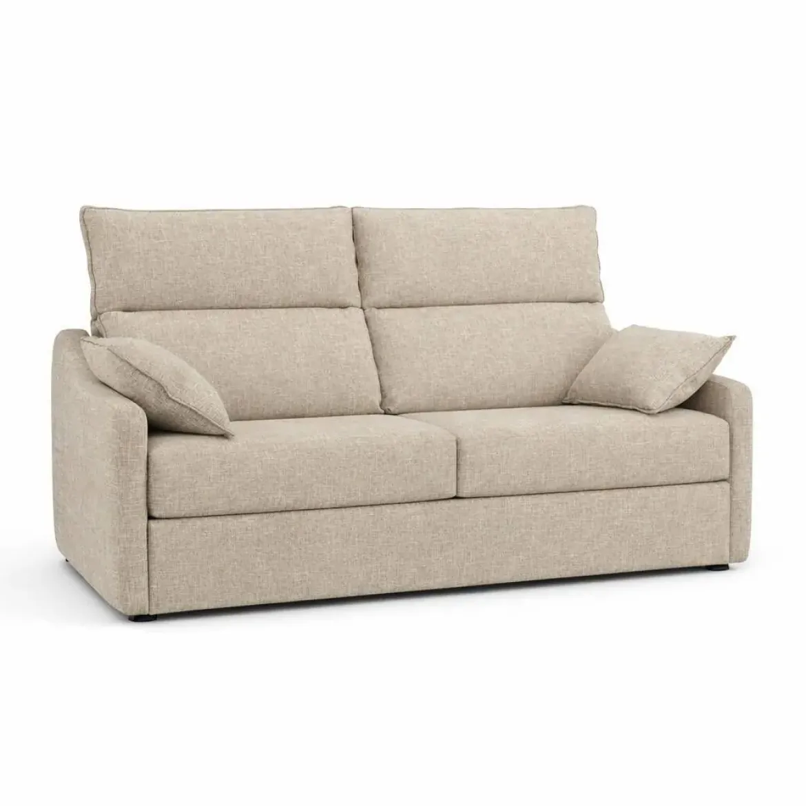 Sofá Cama Italiano Tapizado en Tela Desenfundable UNAI
