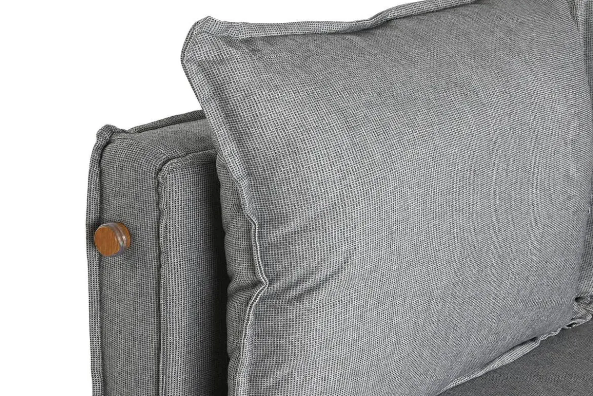 Sofá Cama 2 Plazas Metal-Poliester 151x79 cm