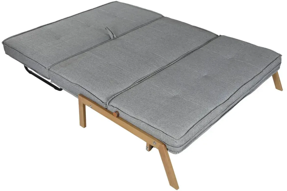 Sofá Cama 2 Plazas Metal-Poliester 151x79 cm
