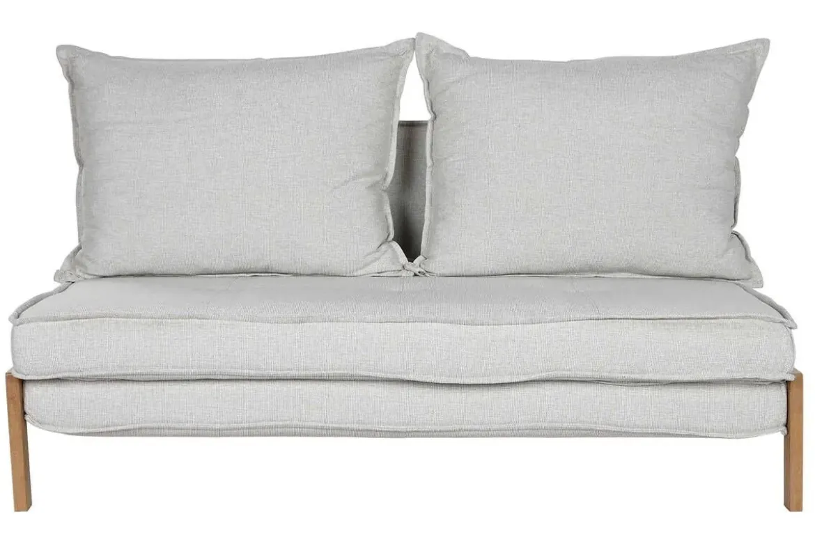 Sofá Cama 2 Plazas Metal-Poliester 151x79 cm