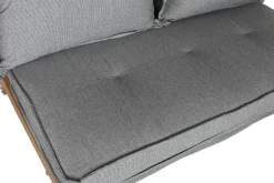 Sofá Cama 2 Plazas Metal-Poliester 151x79 cm