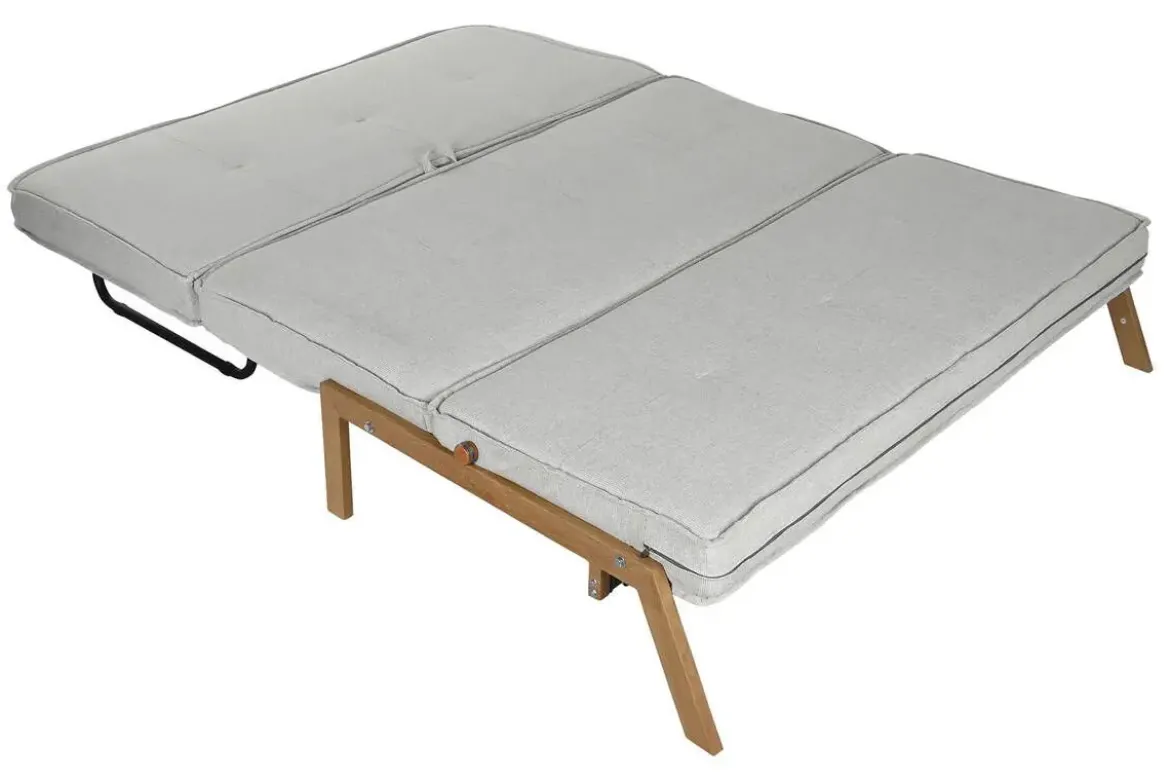 Sofá Cama 2 Plazas Metal-Poliester 151x79 cm