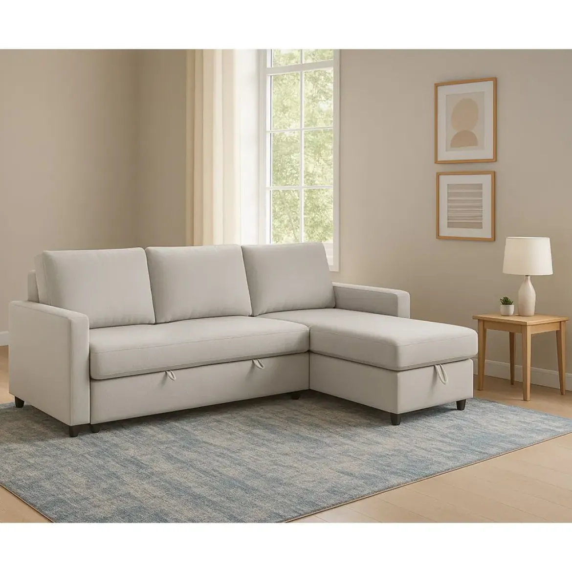 Sofá Chaise Longue Cama Reversible con Arcón PLAY