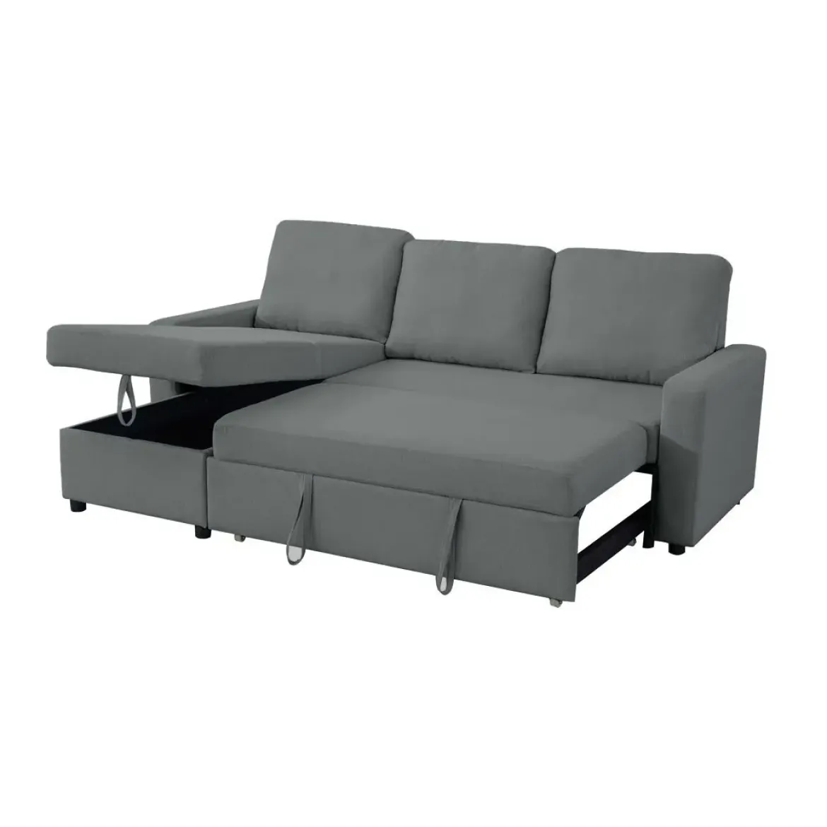 Sofá Chaise Longue Cama Reversible con Arcón PLAY