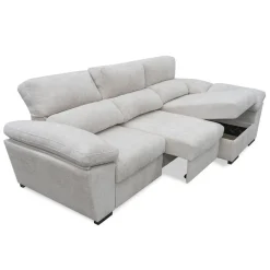 Sofá Chaise Longue con Arcón y Asientos Deslizantes Derecha ELAN