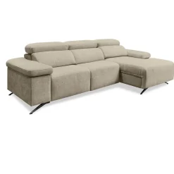 Sofá Chaise Longue con Arcón y Asientos Deslizantes Derecha LEXI