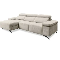 Sofá Chaise Longue con Arcón y Asientos Deslizantes Izquierda LEXI
