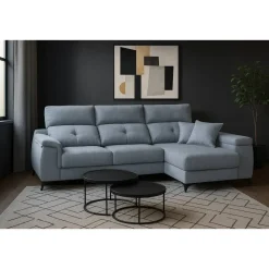 Sofá Chaise Longue Delizante con Arcón Derecha MANUELA