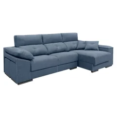 Sofá Chaise longue Derecha con Cabezal Reclinable y Asientos Deslizantes NOEMI