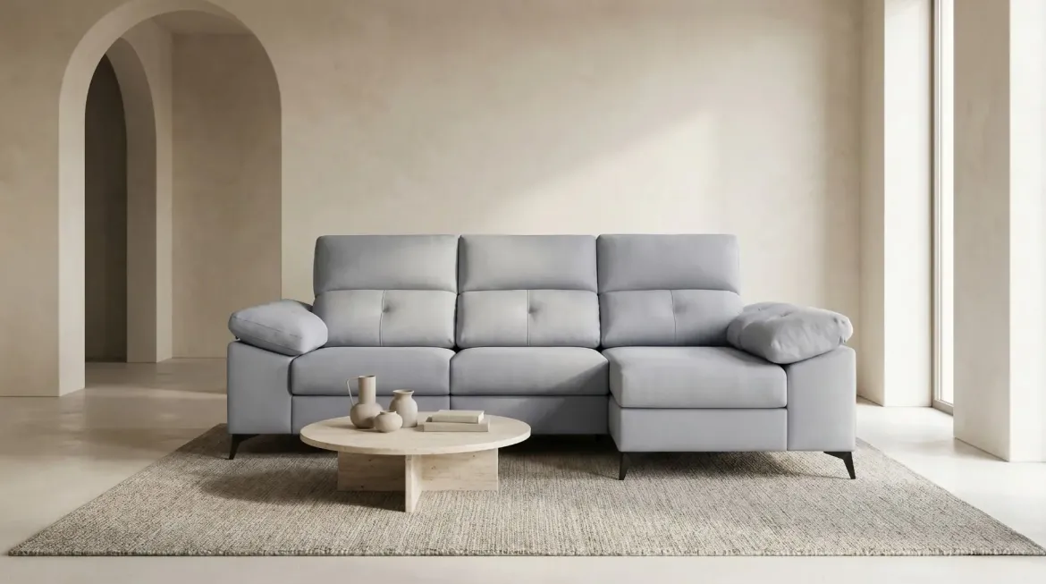 Sofá Chaise Longue Derecha Deslizante SANTORINI