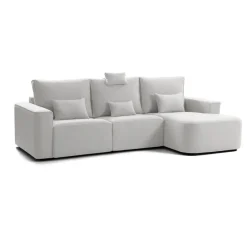 Sofá Chaise Longue Derecha Deslizante Tapizado en Poliéster