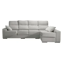 Sofá Chaise Longue Derecha en Tela con Asientos Deslizantes ALICIA