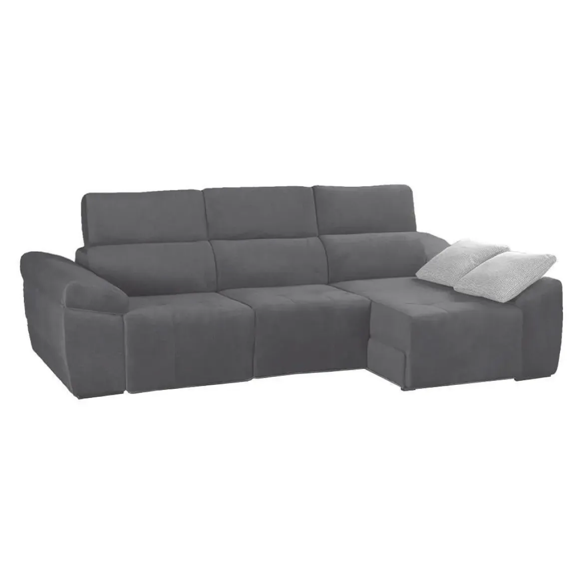 Sofá Chaiselongue Derecha 3 Plazas 275 cm con Asientos Deslizantes BALI