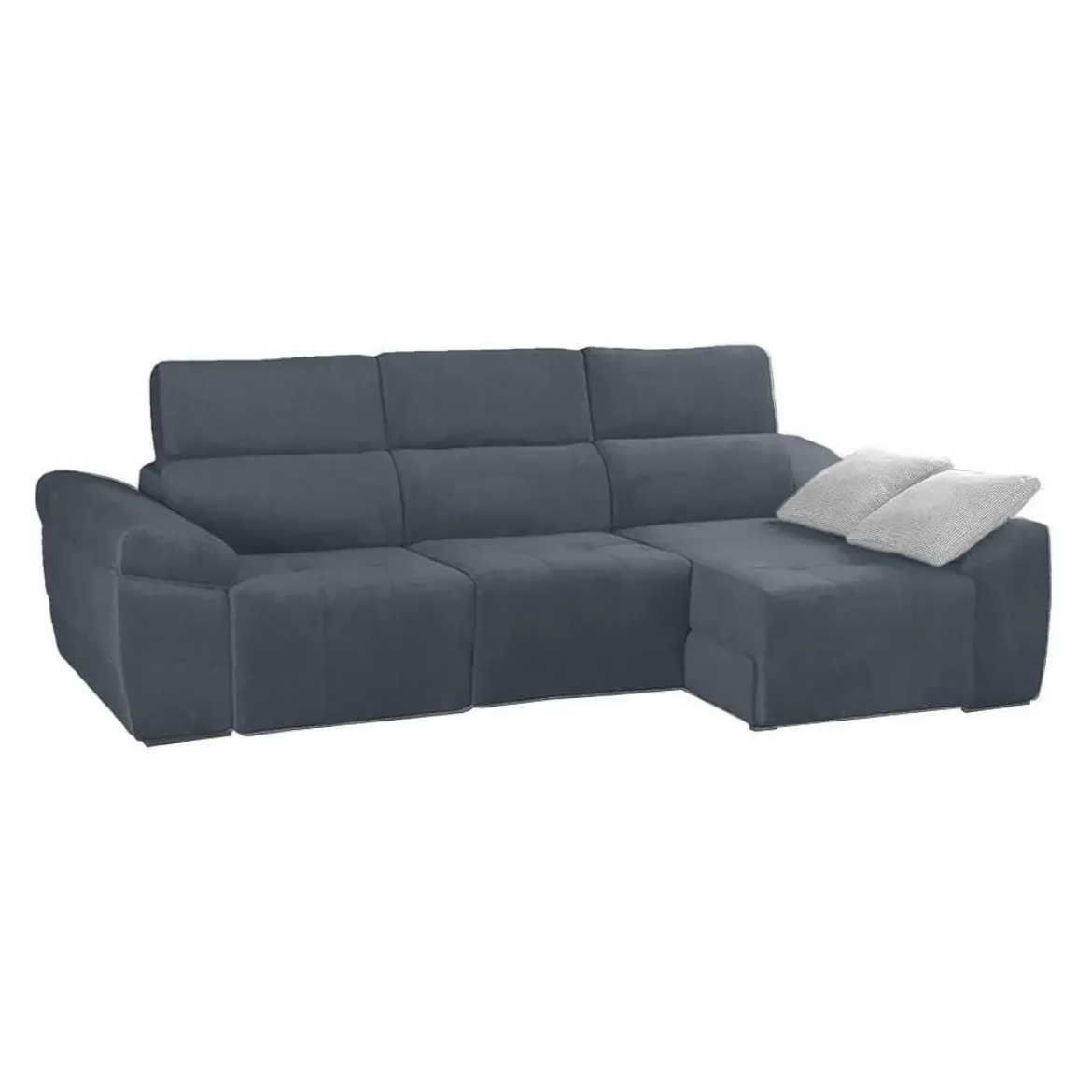Sofá Chaiselongue Derecha 3 Plazas 275 cm con Asientos Deslizantes BALI