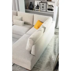 Sofá Chaise Longue Derecha Tapizado en Tela HORUS
