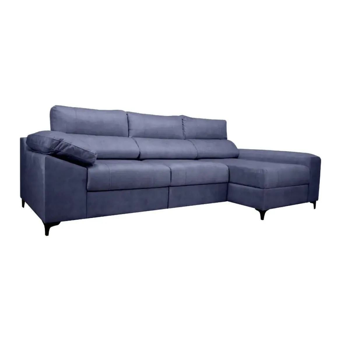Sofá Chaise Longue Derecha Tapizado en Tela RAGA