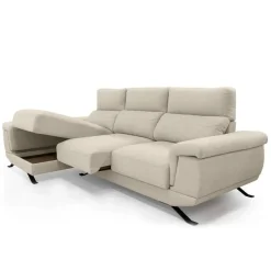 Sofá Chaise Longue Izquierda con Arcón y Asientos Deslizantes DIMAR