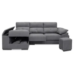Sofá Chaise longue Izquierda con Cabezal Reclinable y Asientos Deslizantes NOEMI