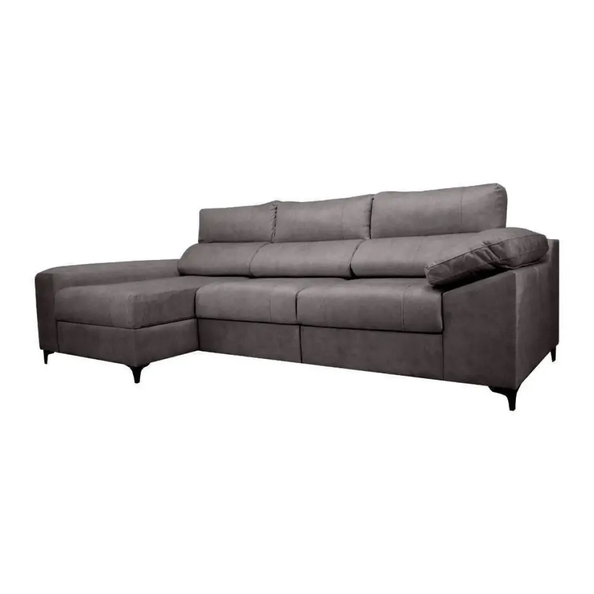 Sofá Chaiselongue Izquierda Tapizado en Tela RAGA