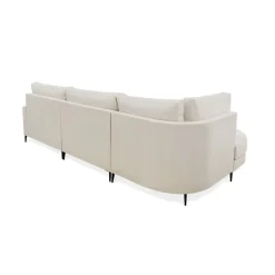 Sofá Chaise Longue Izquierda Tapizada en Tela NAPOLI