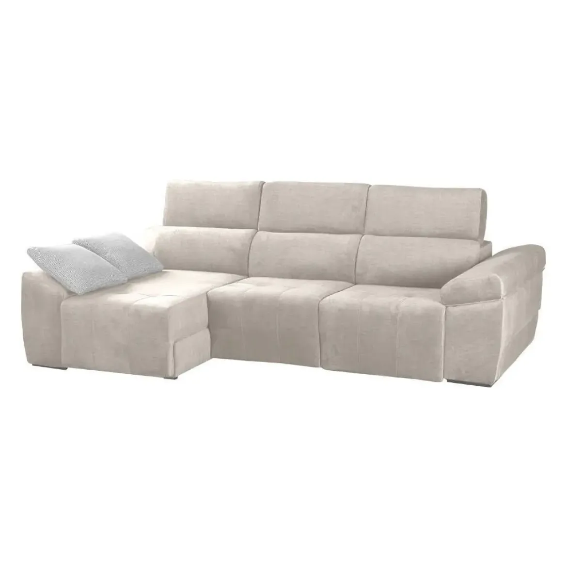 Sofá Chaiselongue 3 Plazas Izquierda 275 cm con Asientos Deslizantes BALI