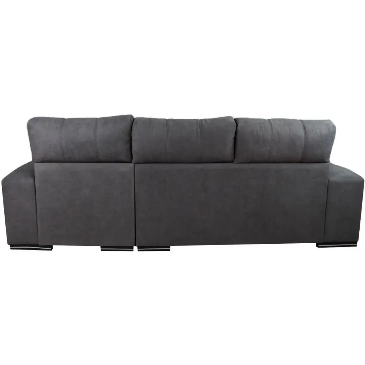 Sofá Chaise Longue Reversible con Arcón más Puff LUANA