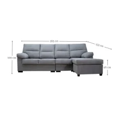 Sofá Chaise longue Reversible de 4 plazas NEIRA
