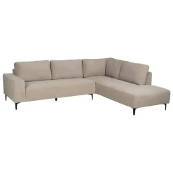 Sofá con Chaise Longue Derecha 3 Plazas Tapizado en Tela