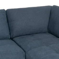 Sofá con Chaise Longue Derecha 3 Plazas Tapizado en Tela