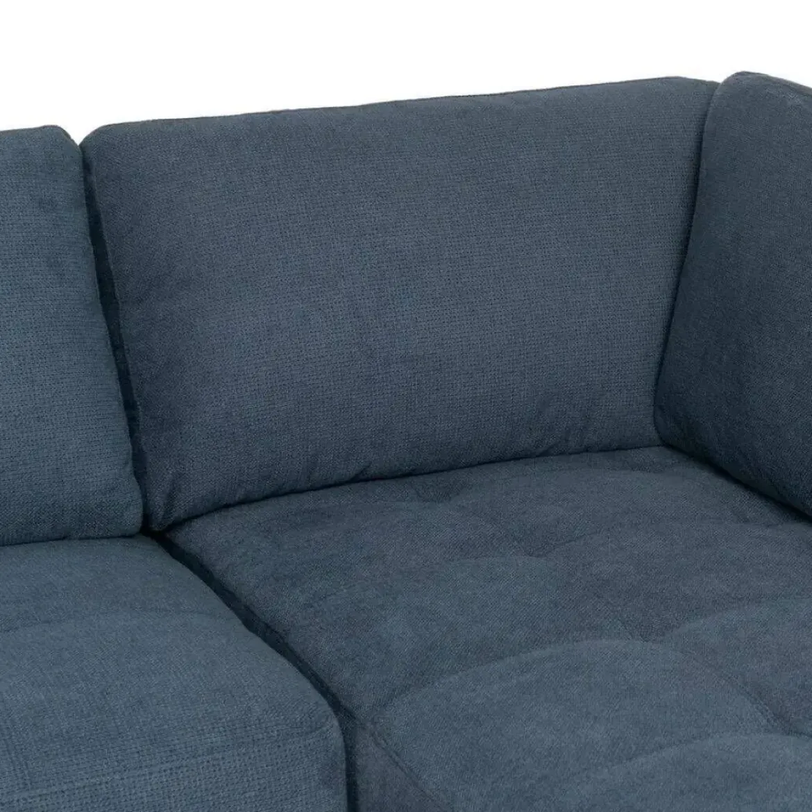 Sofá con Chaise Longue Derecha 3 Plazas Tapizado en Tela